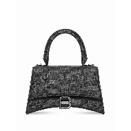 2colors HOURGLASS HANDBAG BB MONOGRAM COATED CANVAS XS/S