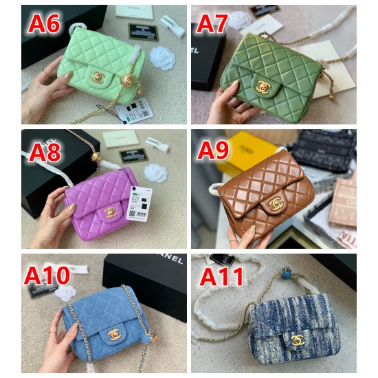 12colors MINI FLAP BAG 17CM/20CM