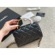 3colors MINI FLAP BAG WITH TOP HANDLE LAMBSKIN