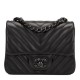 6 SIZE CHEVRON CLASSIC HANDBAG