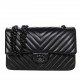 6 SIZE CHEVRON CLASSIC HANDBAG