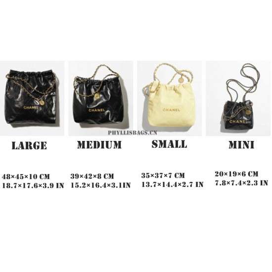 16colors CHANEL 22 HANDBAG Mini Small Medium Large