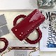 MINI LADY DIOR BAG Patent Cannage Calfskin