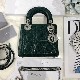 MINI LADY DIOR BAG Patent Cannage Calfskin