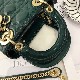 MINI LADY DIOR BAG Patent Cannage Calfskin