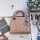 MINI LADY DIOR BAG Patent Cannage Calfskin