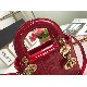 MINI LADY DIOR BAG Patent Cannage Calfskin