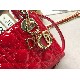 MINI LADY DIOR BAG Patent Cannage Calfskin