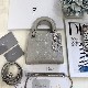 MINI LADY DIOR BAG Patent Cannage Calfskin