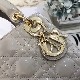 MINI LADY DIOR BAG Patent Cannage Calfskin