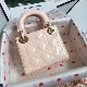 MINI LADY DIOR BAG Patent Cannage Calfskin