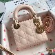 MINI LADY DIOR BAG Patent Cannage Calfskin