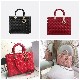 5colors LARGE LADY DIOR BAG Cannage Lambskin