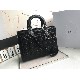 5colors LARGE LADY DIOR BAG Cannage Lambskin