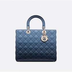 LARGE LADY DIOR BAG Gradient Cannage Lambskin
