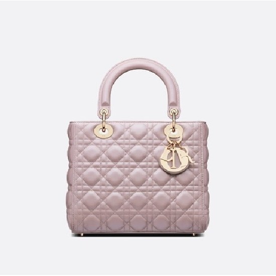 MEDIUM LADY DIOR BAG Beaded Cannage Lambskin