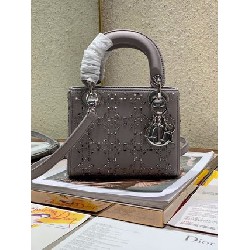 MINI LADY DIOR BAG Strass Cannage Satin