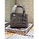 MINI LADY DIOR BAG Strass Cannage Satin
