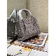 SMALL LADY DIOR BAG Strass Cannage Satin