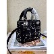 MINI LADY DIOR BAG Strass Cannage Satin