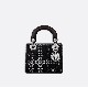 MINI LADY DIOR BAG Strass Cannage Satin