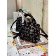 SMALL LADY DIOR BAG Strass Cannage Satin