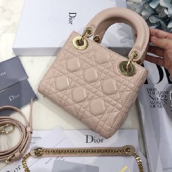 MINI LADY DIOR BAG Cannage Lambskin