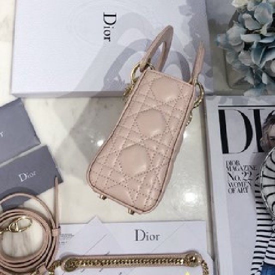 MINI LADY DIOR BAG Cannage Lambskin