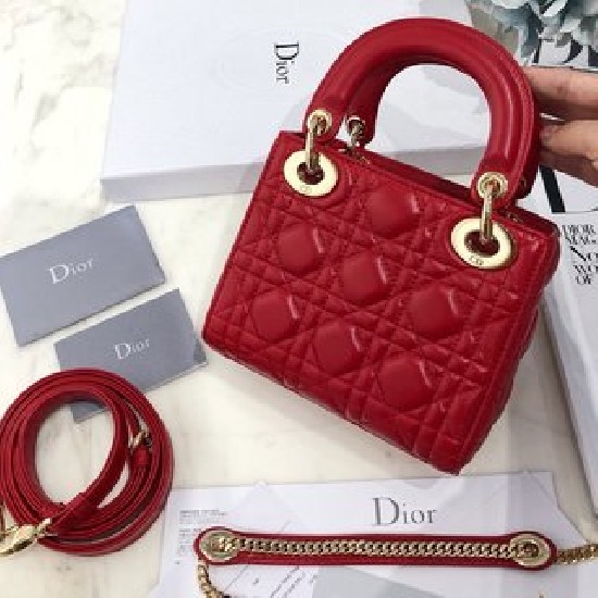 MINI LADY DIOR BAG Cannage Lambskin