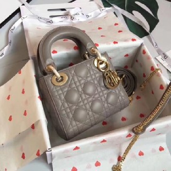 MINI LADY DIOR BAG Cannage Lambskin