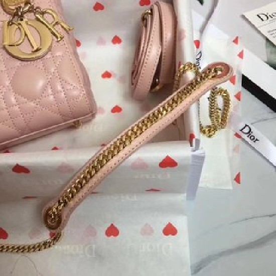 MINI LADY DIOR BAG Cannage Lambskin
