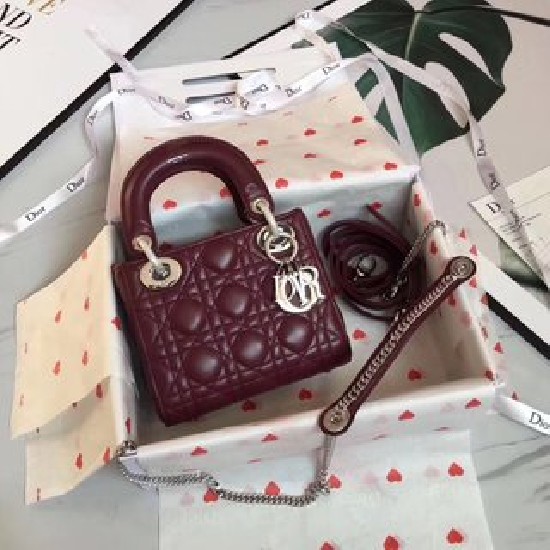 MINI LADY DIOR BAG Cannage Lambskin
