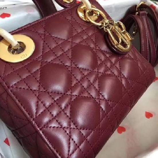 MINI LADY DIOR BAG Cannage Lambskin
