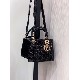 SMALL LADY DIOR BAG Patent Cannage Calfskin