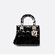 SMALL LADY DIOR BAG Patent Cannage Calfskin