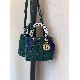 SMALL LADY DIOR BAG Patent Cannage Calfskin