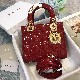 SMALL LADY DIOR BAG Patent Cannage Calfskin