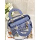 SMALL LADY DIOR BAG Patent Cannage Calfskin