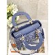 SMALL LADY DIOR BAG Patent Cannage Calfskin