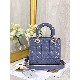 SMALL LADY DIOR BAG Patent Cannage Calfskin