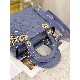 SMALL LADY DIOR BAG Patent Cannage Calfskin