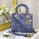 SMALL LADY DIOR BAG Patent Cannage Calfskin