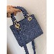 SMALL LADY DIOR BAG Patent Cannage Calfskin