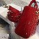 SMALL LADY DIOR BAG Patent Cannage Calfskin