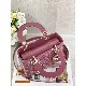 SMALL LADY DIOR BAG Patent Cannage Calfskin