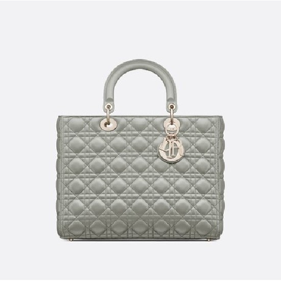 LARGE LADY DIOR BAG Cannage Lambskin