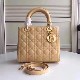 MEDIUM LADY DIOR BAG Patent Cannage Calfskin