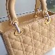 MEDIUM LADY DIOR BAG Patent Cannage Calfskin