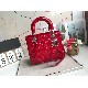 MEDIUM LADY DIOR BAG Patent Cannage Calfskin