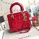 MEDIUM LADY DIOR BAG Patent Cannage Calfskin